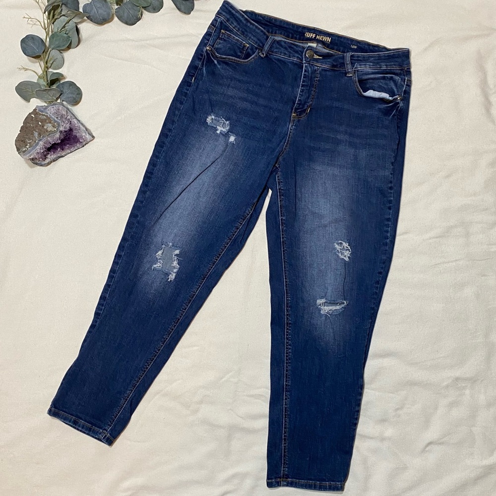 Ruff Hewn Stretch Fit Straight Leg Jeans | Women’s Size 16W
